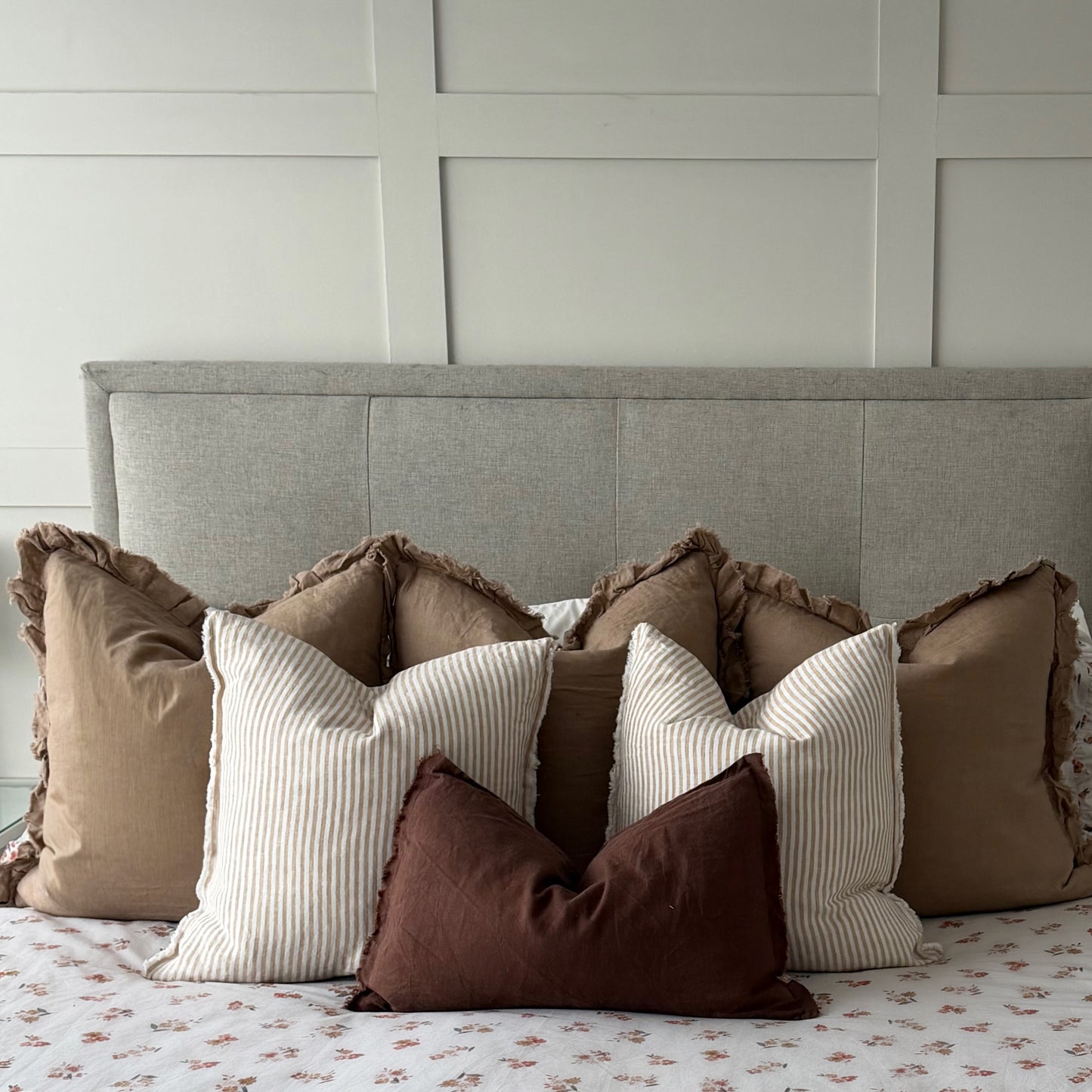 Latte Cushion Cover Combination
