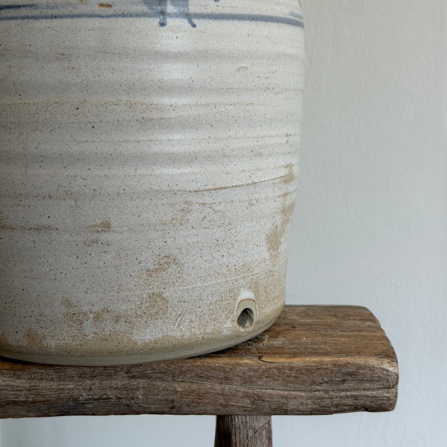 Large Rustic Stoneware Vessel
