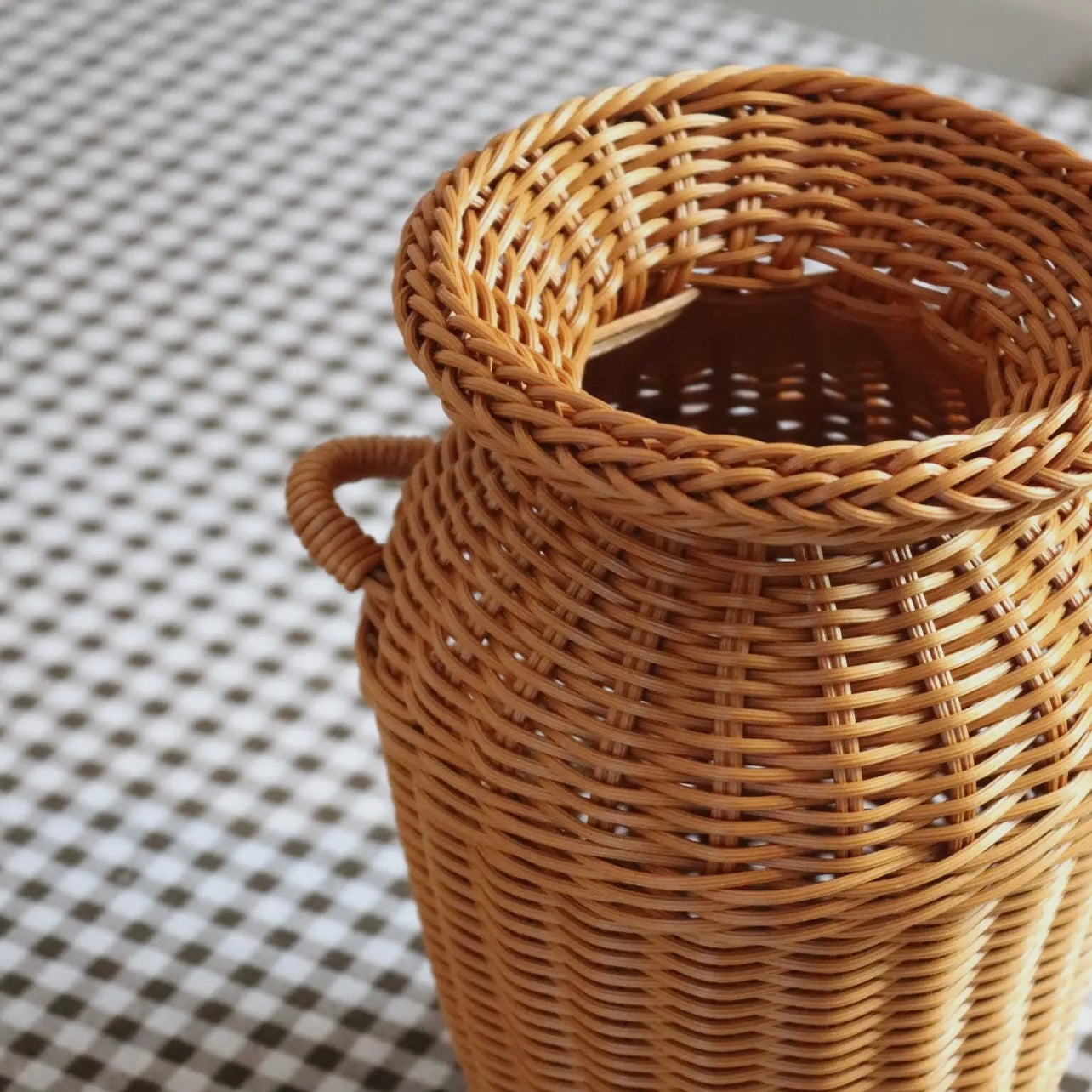 Rattan Vase With Handles