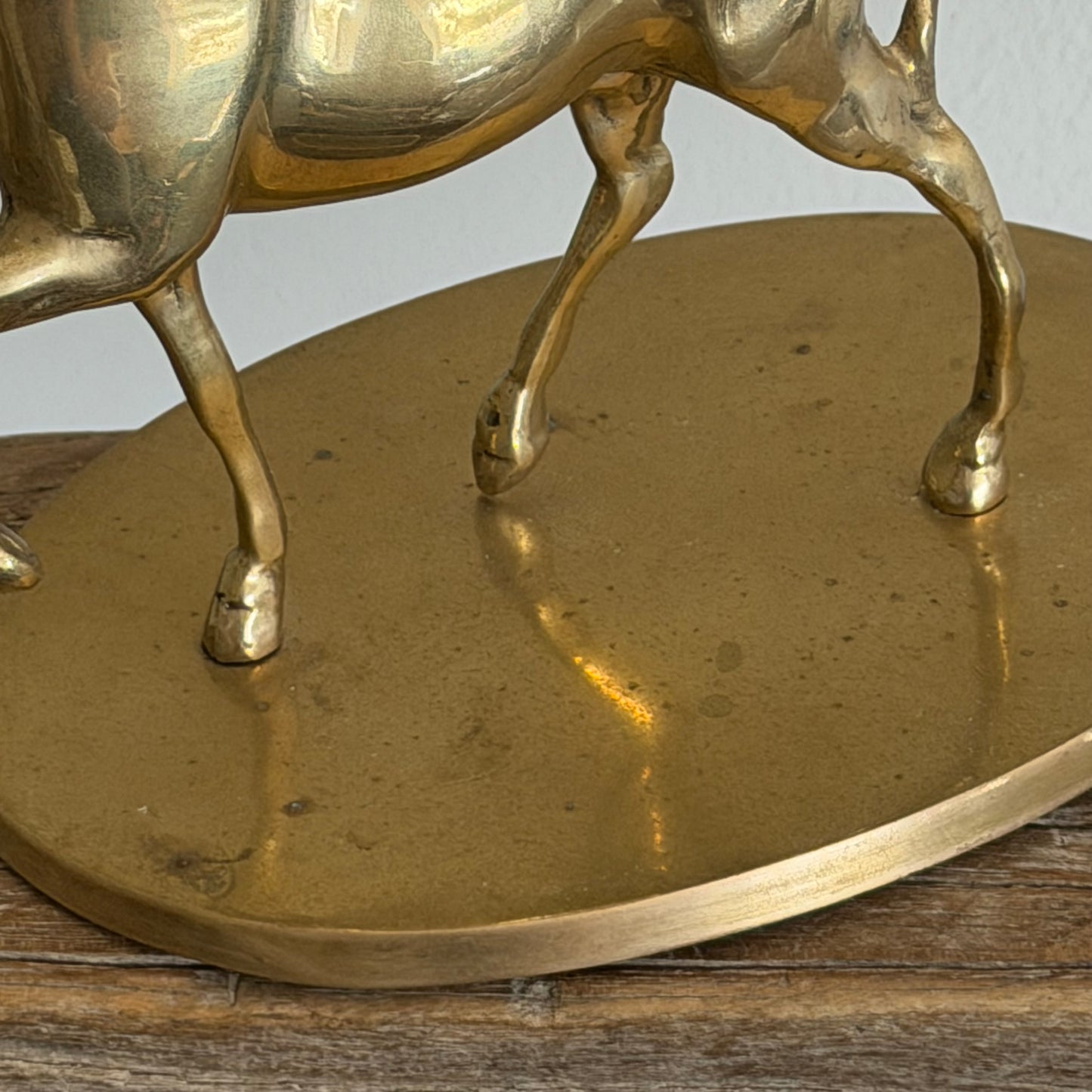 Mid-Century Brass Horse Figurine