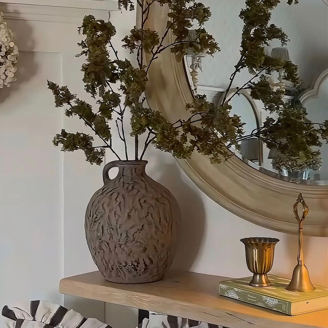 Rustic Brown Farmhouse Vase