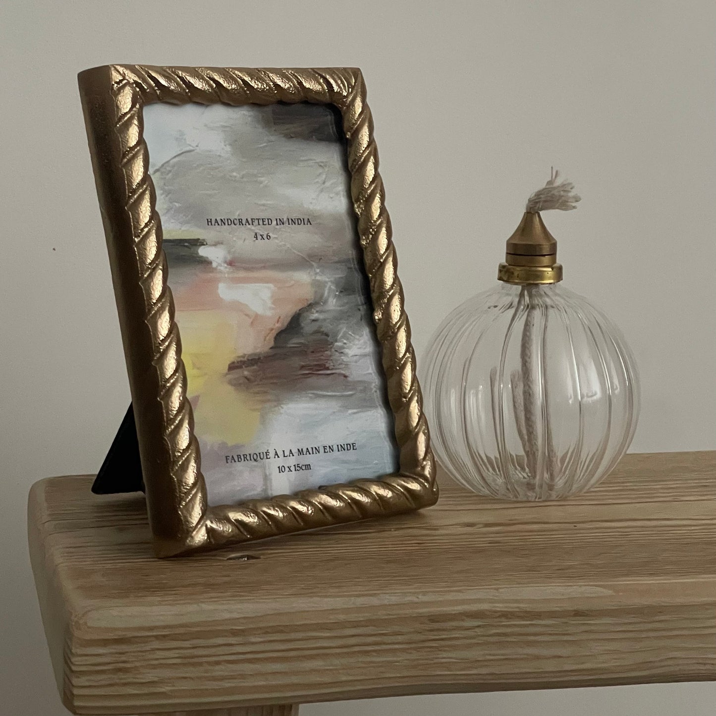 Brass Rope Photo Frame