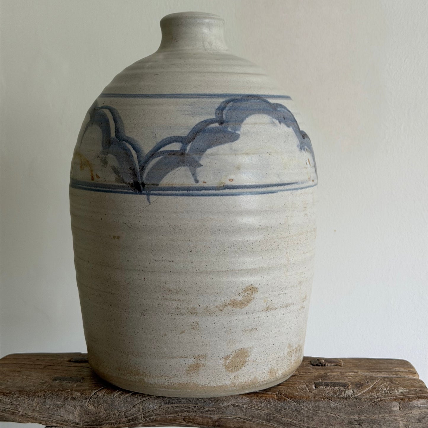Large Rustic Stoneware Vessel