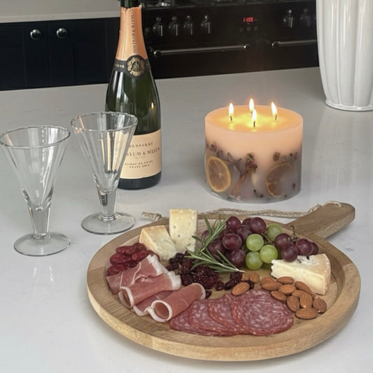 Round Serving Board