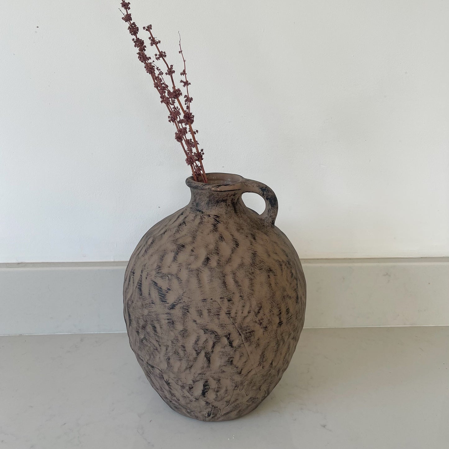 PRE-ORDER 1 WEEK Rustic Brown Farmhouse Vase