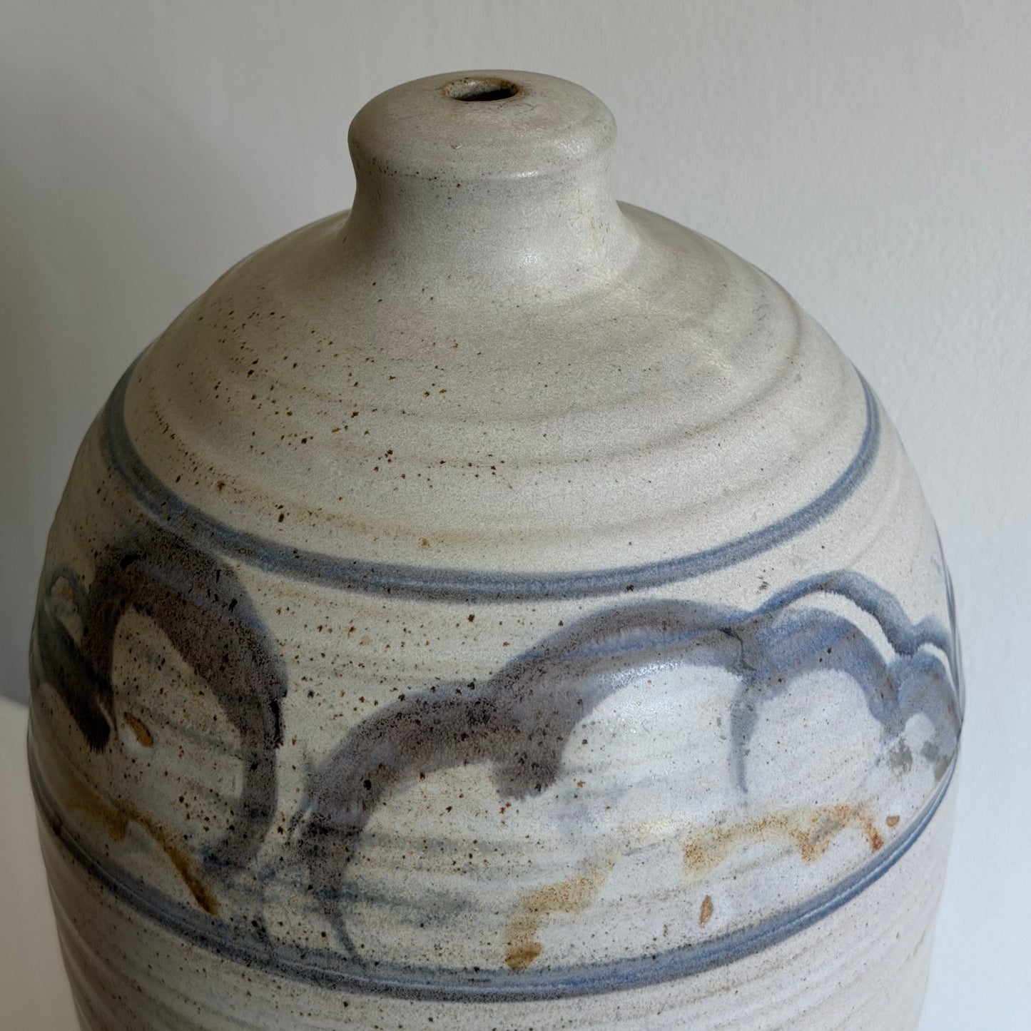 Large Rustic Stoneware Vessel