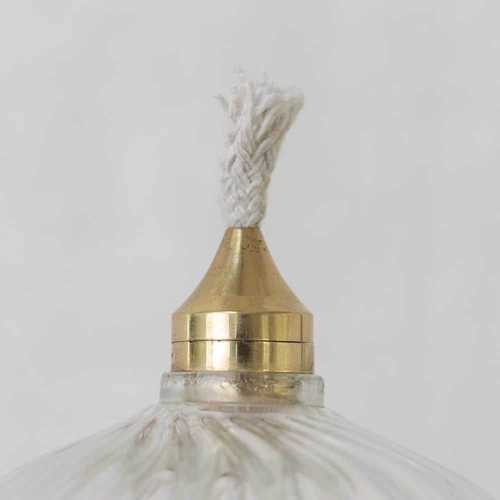 Brass Detail Oil Lamp