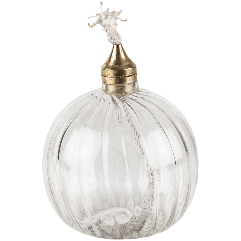 Brass Detail Oil Lamp