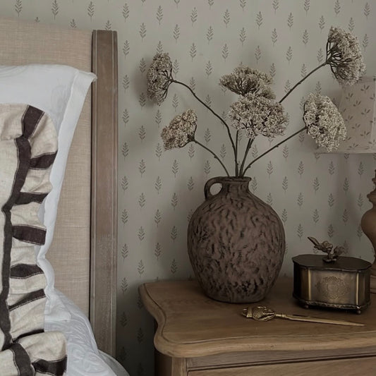Rustic Brown Farmhouse Vase