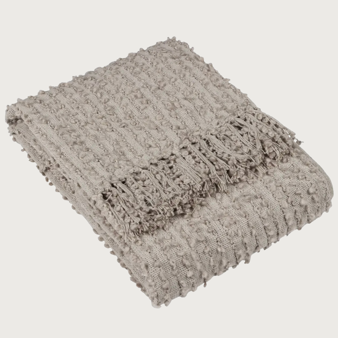 Woven Tasselled Throw