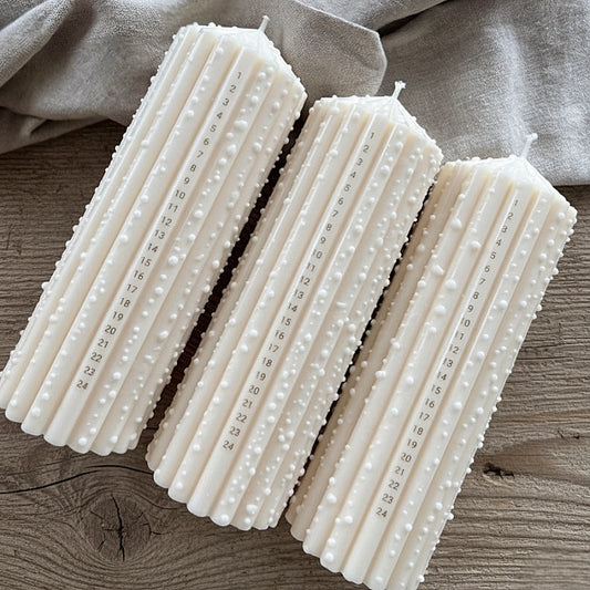 Snowfall Advent Candle