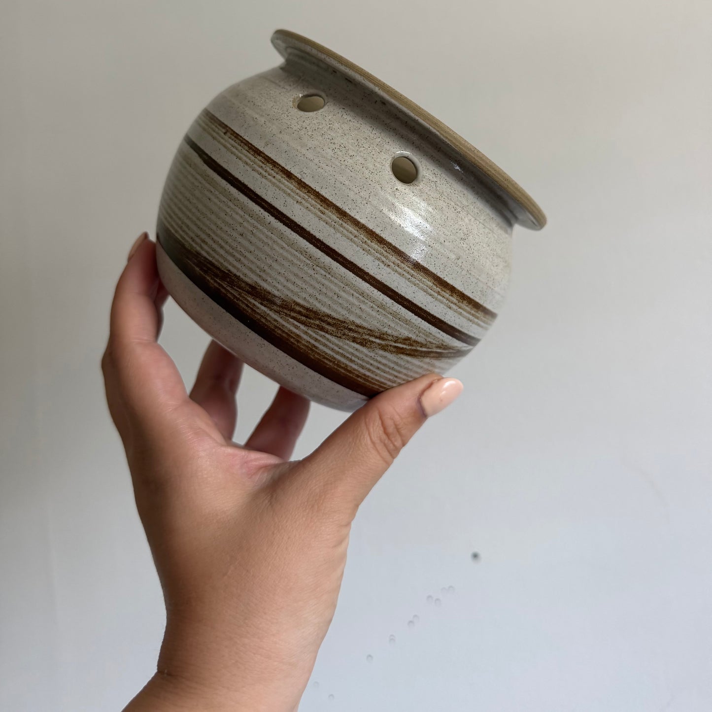 Studio Pottery Glaze Pot
