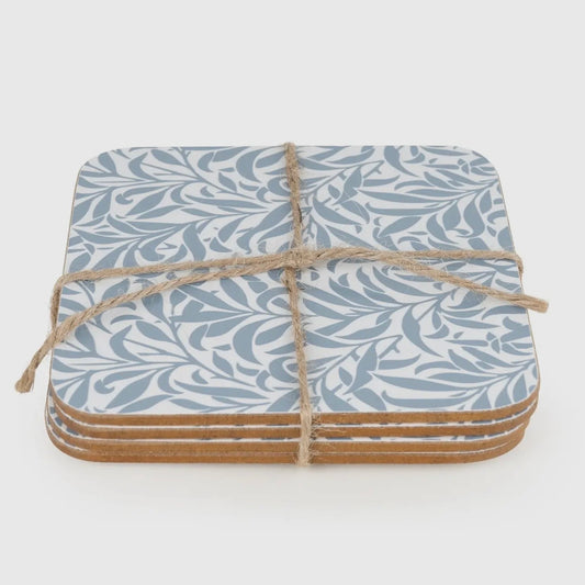 Blue Leaf Coasters